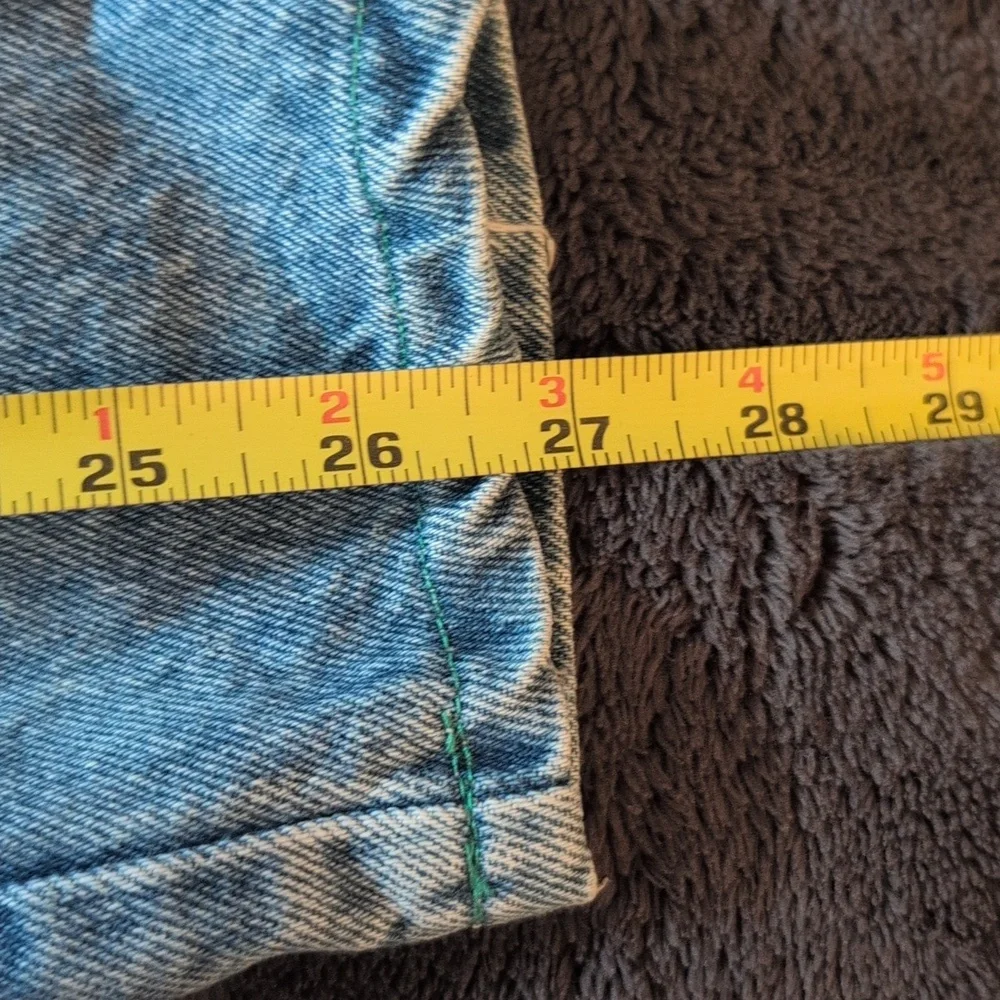 Vintage Denim Overalls With 4 colorful Patches - Picture 9 of 12